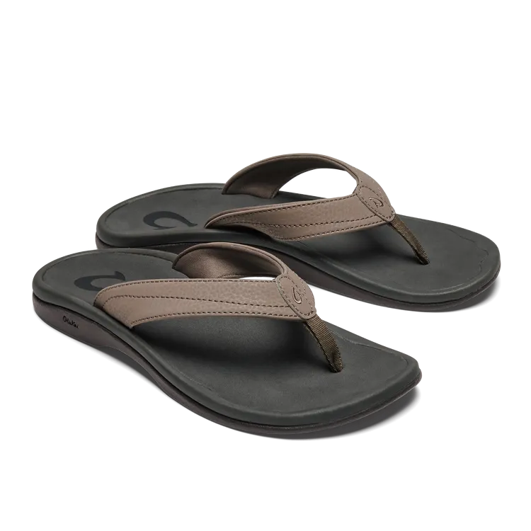 OluKai Womens 'Ohana Sandals - Warm Taupe / Island Salt