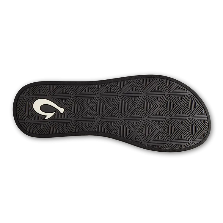 OluKai Womens Puawe Sandals - Black / Black