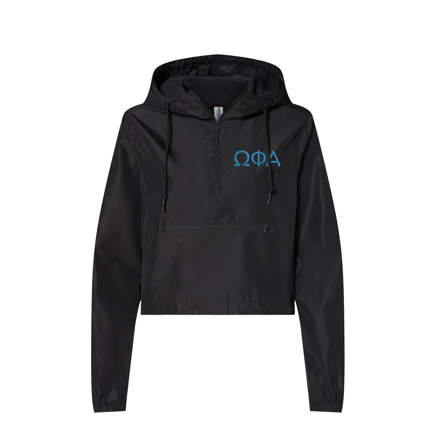 Omega Phi Alpha Crop Windbreaker