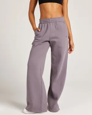 Omni Wide Leg Trackpants - Haze