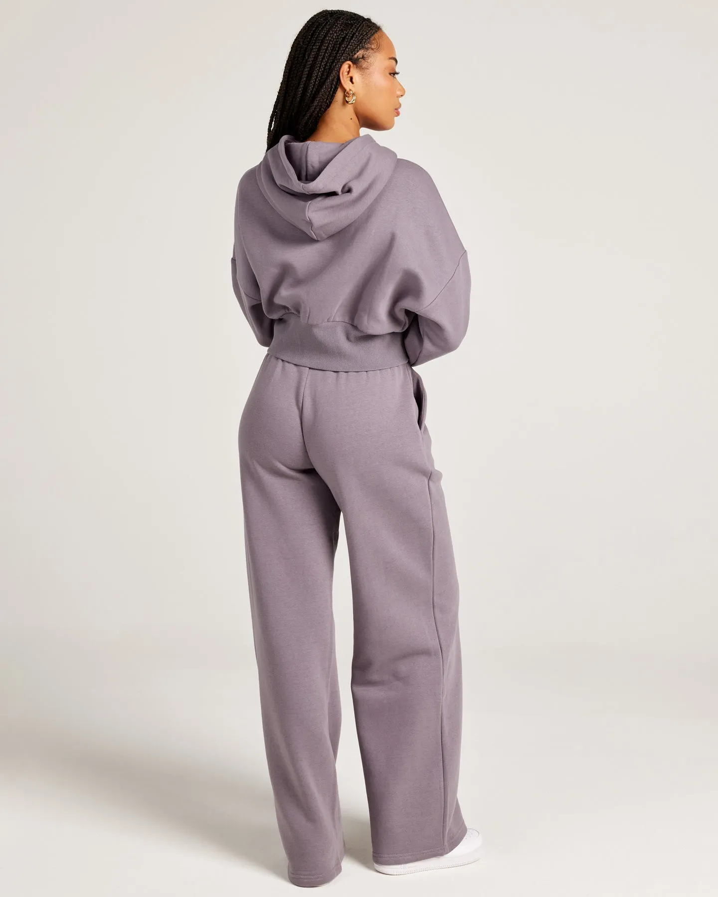 Omni Wide Leg Trackpants - Haze