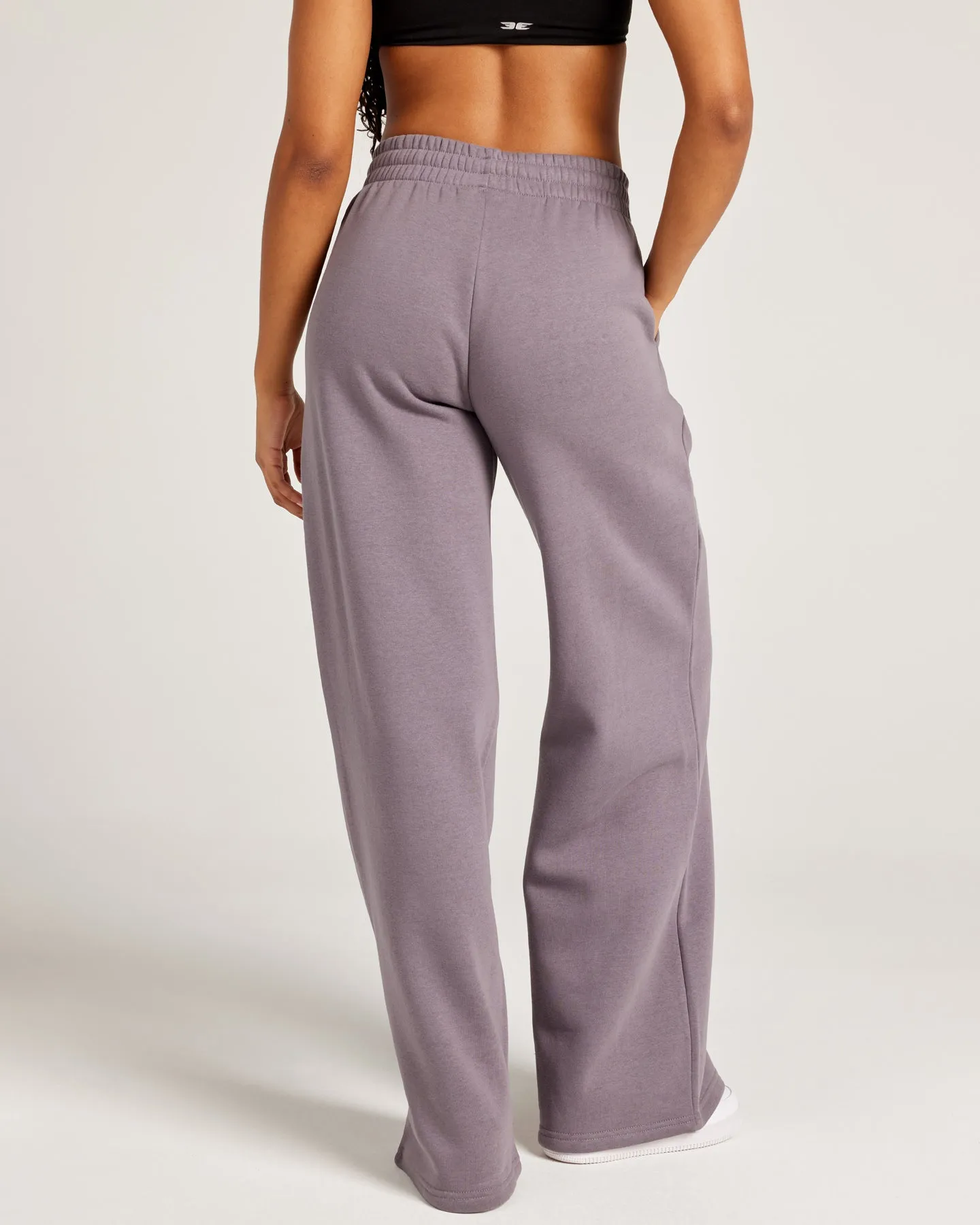 Omni Wide Leg Trackpants - Haze