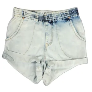 ONE TEASPOON Hunters Mid Length Relaxed Short Blue Jean Denim Boho Festival 24