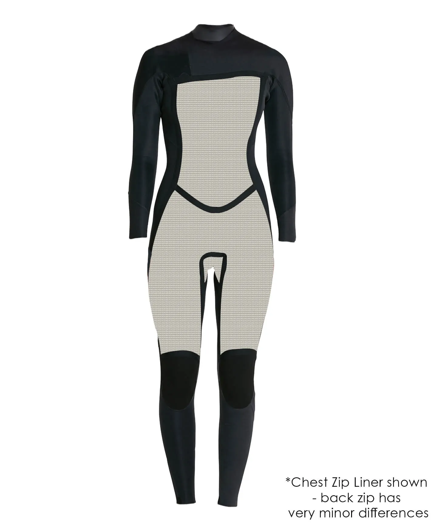 O'NEILL WOMENS BAHIA BACK ZIP 3/2MM STEAMER BLACK