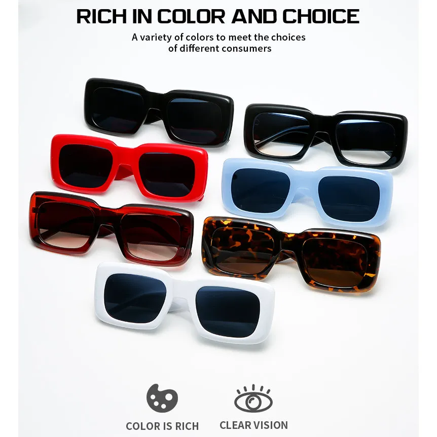 OOLVS Fashion Sunglasses For Women's Metal Frame Full-rim UV400 Polycarbonate Lens Butterfly Glasses WS112-2N