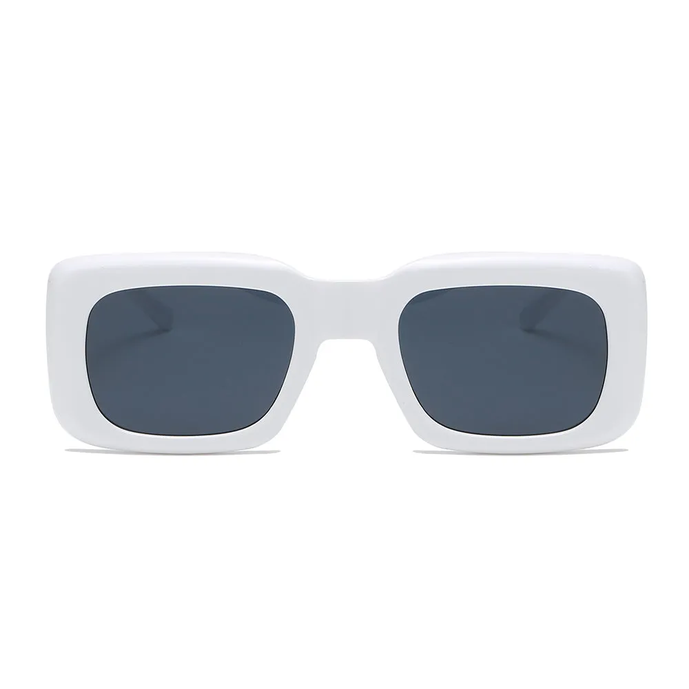 OOLVS Fashion Sunglasses For Women's Metal Frame Full-rim UV400 Polycarbonate Lens Butterfly Glasses WS112-2N