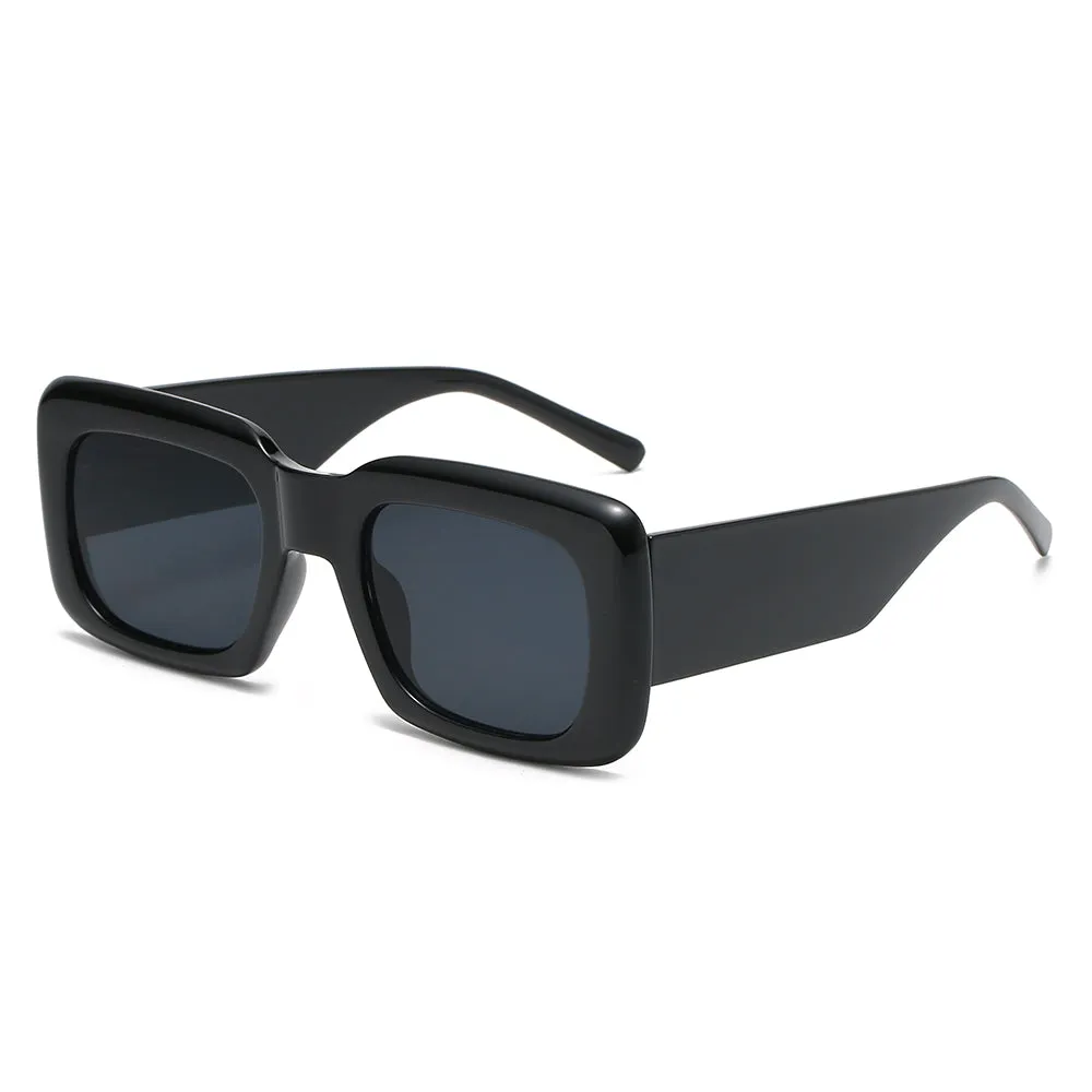 OOLVS Fashion Sunglasses For Women's Metal Frame Full-rim UV400 Polycarbonate Lens Butterfly Glasses WS112-2N
