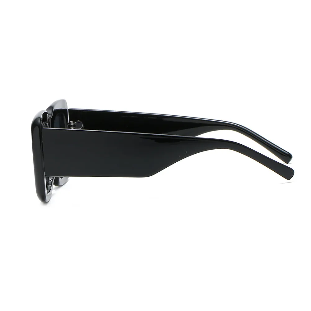OOLVS Fashion Sunglasses For Women's Metal Frame Full-rim UV400 Polycarbonate Lens Butterfly Glasses WS112-2N