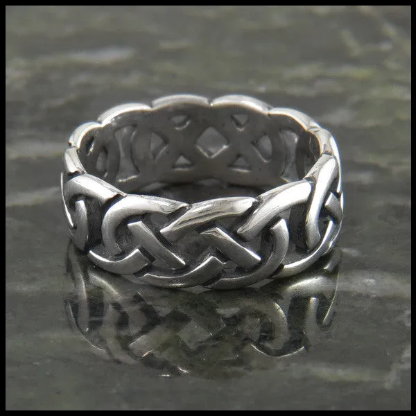 Open Josephine's Knot Ring in Silver