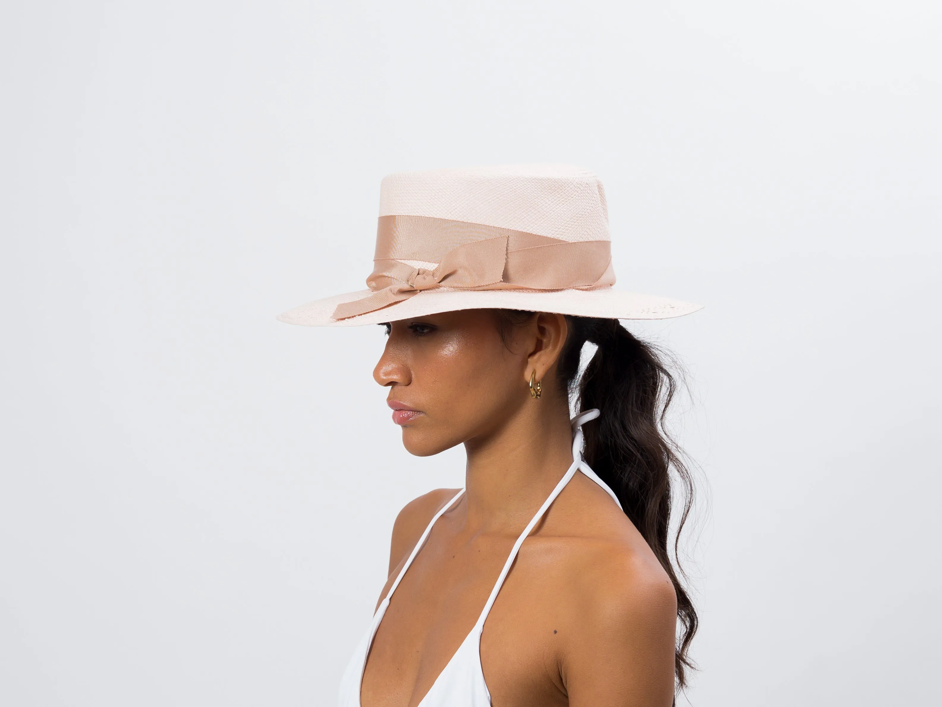 Open weave edge Cordovan Hat