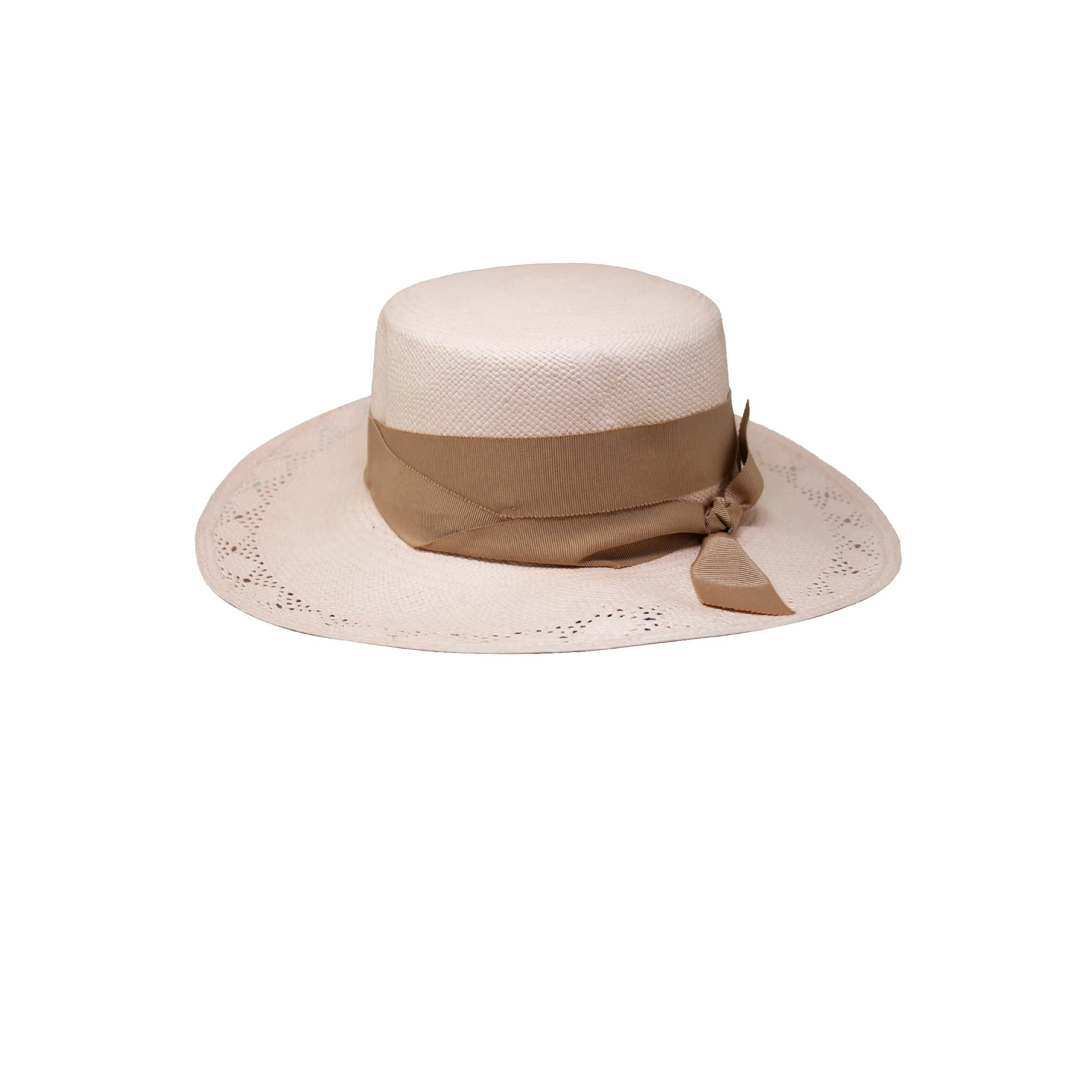 Open weave edge Cordovan Hat