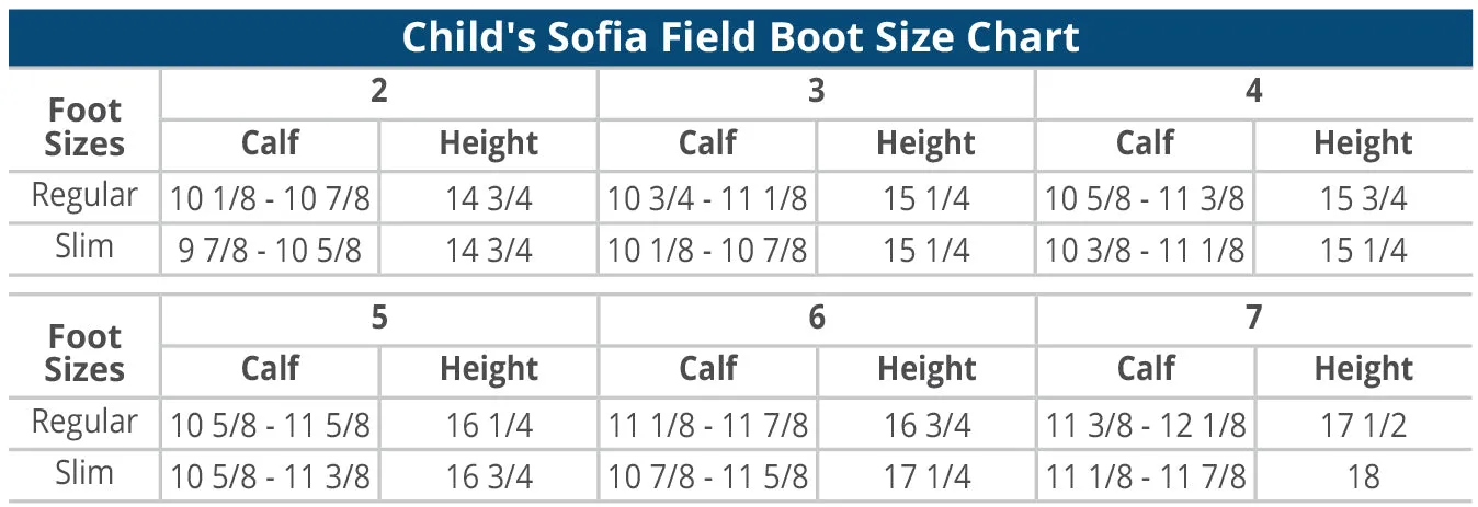 Ovation Kid's Sofia Black Field Boot