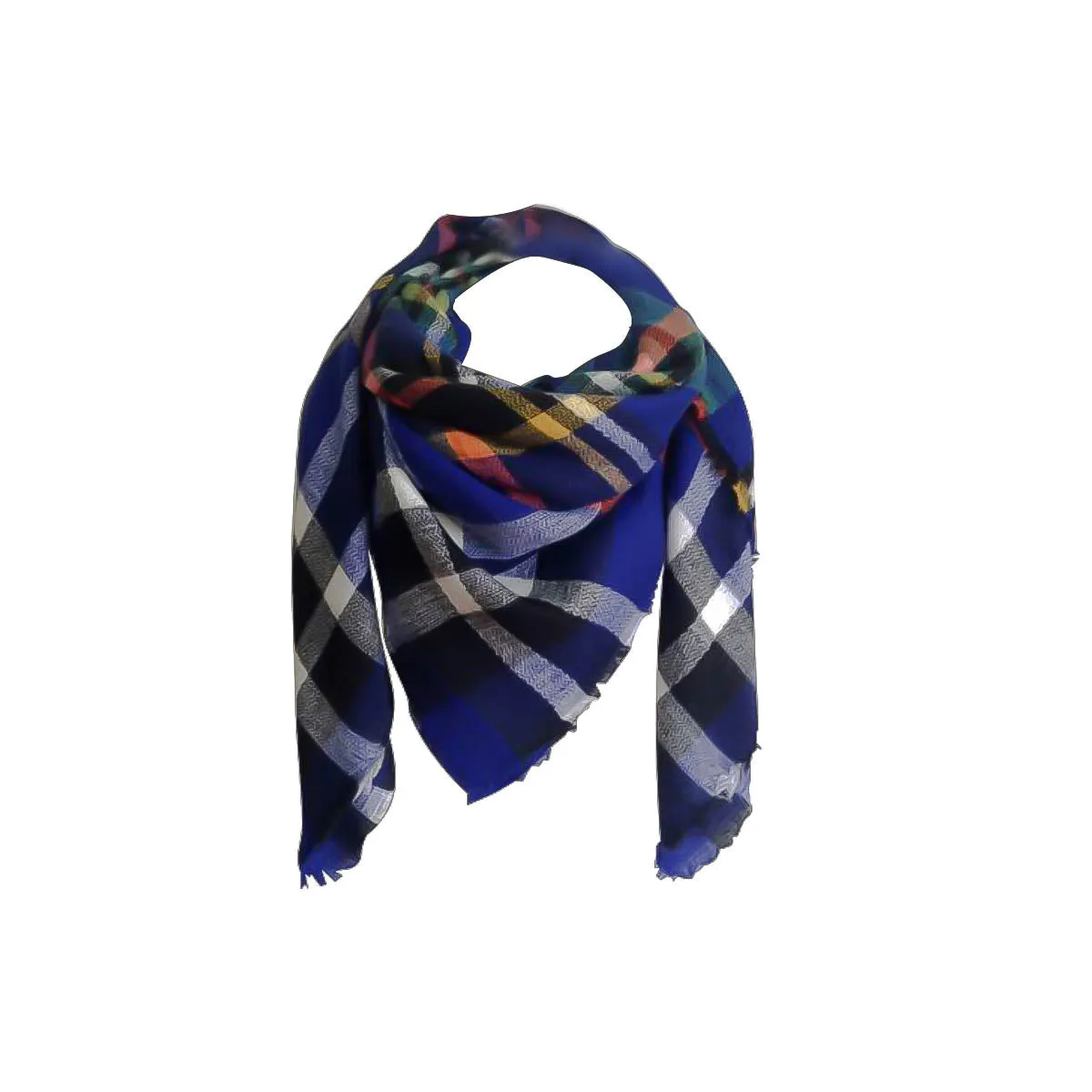 Oversized Wrap Scarf - Black, Green, Grey or Multi Color