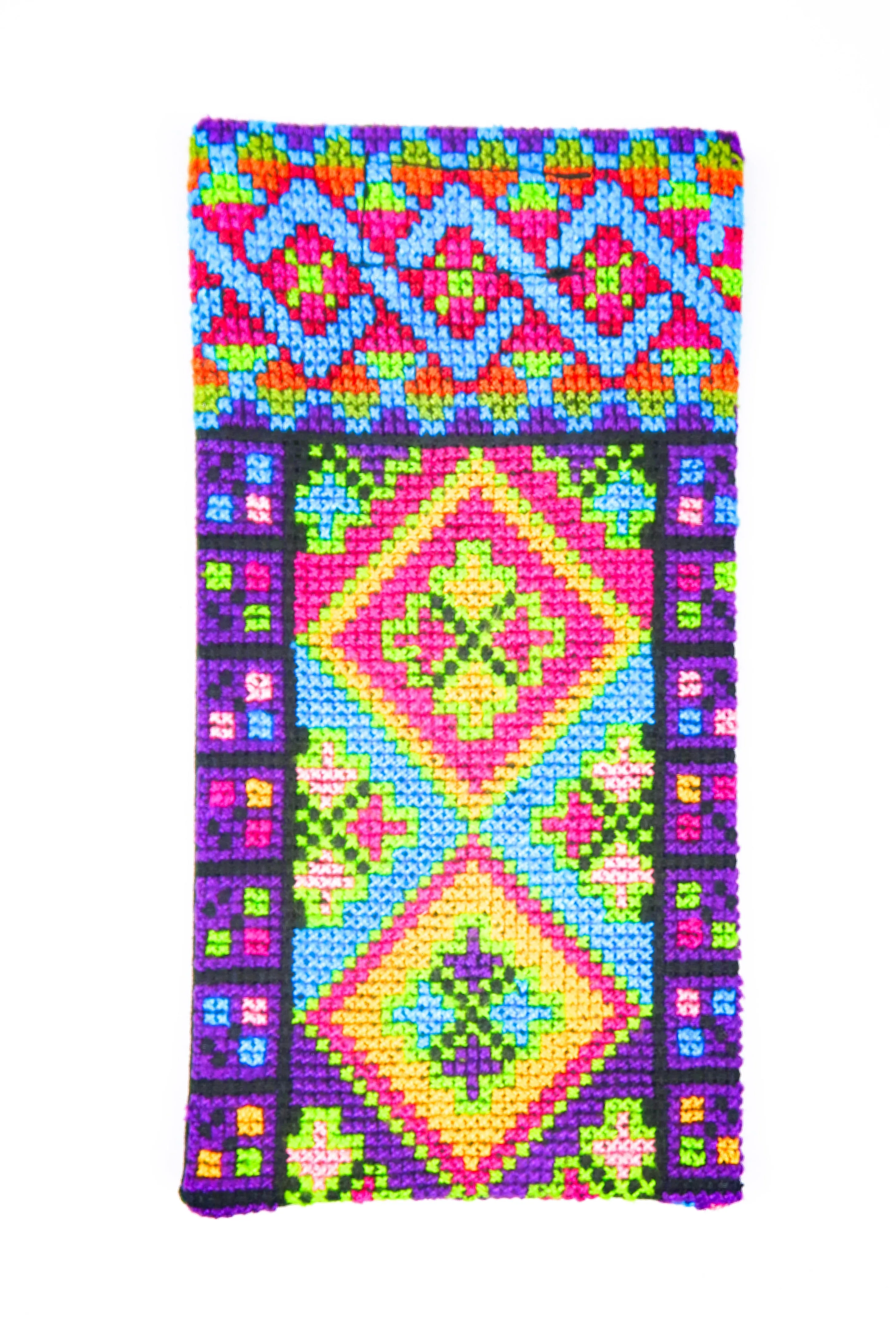 Palestinian Cross Stitch Sunglass Case - Large