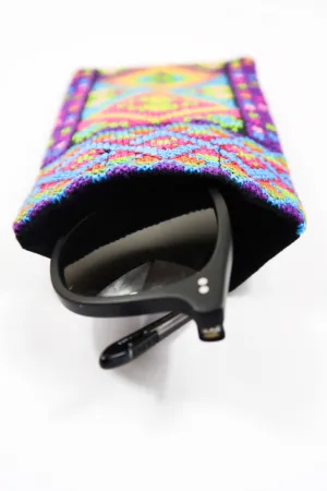Palestinian Cross Stitch Sunglass Case - Large