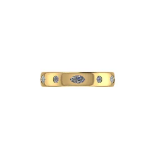 Paloma Diamond Flush Set Ring