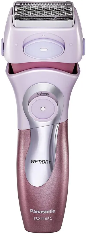 Panasonic Close Curves Ladies Shaver With Bikini Trimmer, Pink, 4 Blade Electric Shaver with Bikini Attachment- Wet/Dry