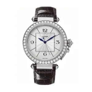 Pasha 42mm White Gold with Diamonds
