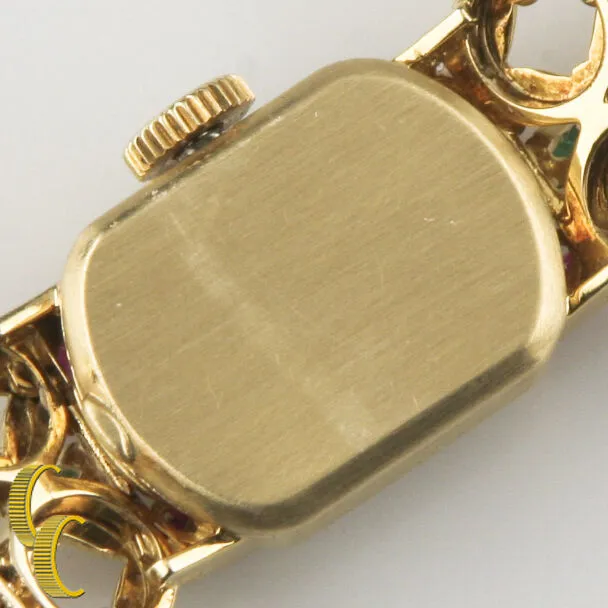 Patek Philippe Ladies 18k Yellow Gold Hand-Winding Watch w/ Ornate Gubelin Band