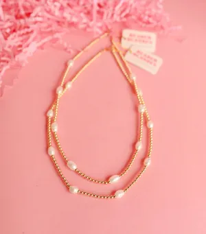Pearl Poppi Gold Necklace