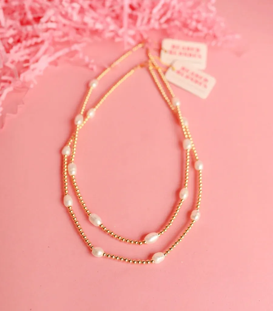 Pearl Poppi Gold Necklace