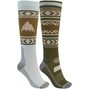 Performance Lightweight Womens Snowboard Sock 2-Pack 2021