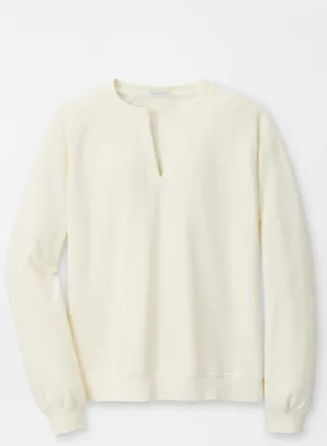 Peter Millar Womens Lava Wash Henley Crew - SALT WATER TAFFY