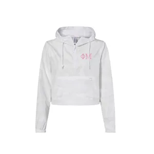 Phi Mu Crop Windbreaker