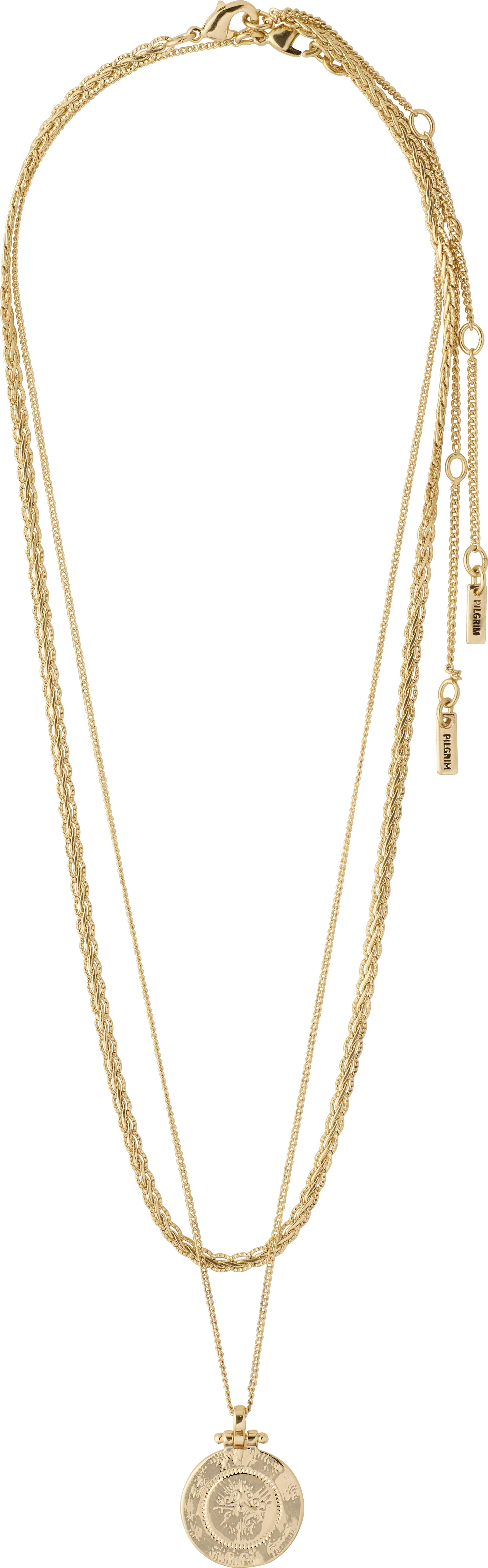 Pilgrim Women's Nomad Gold Coin Necklace