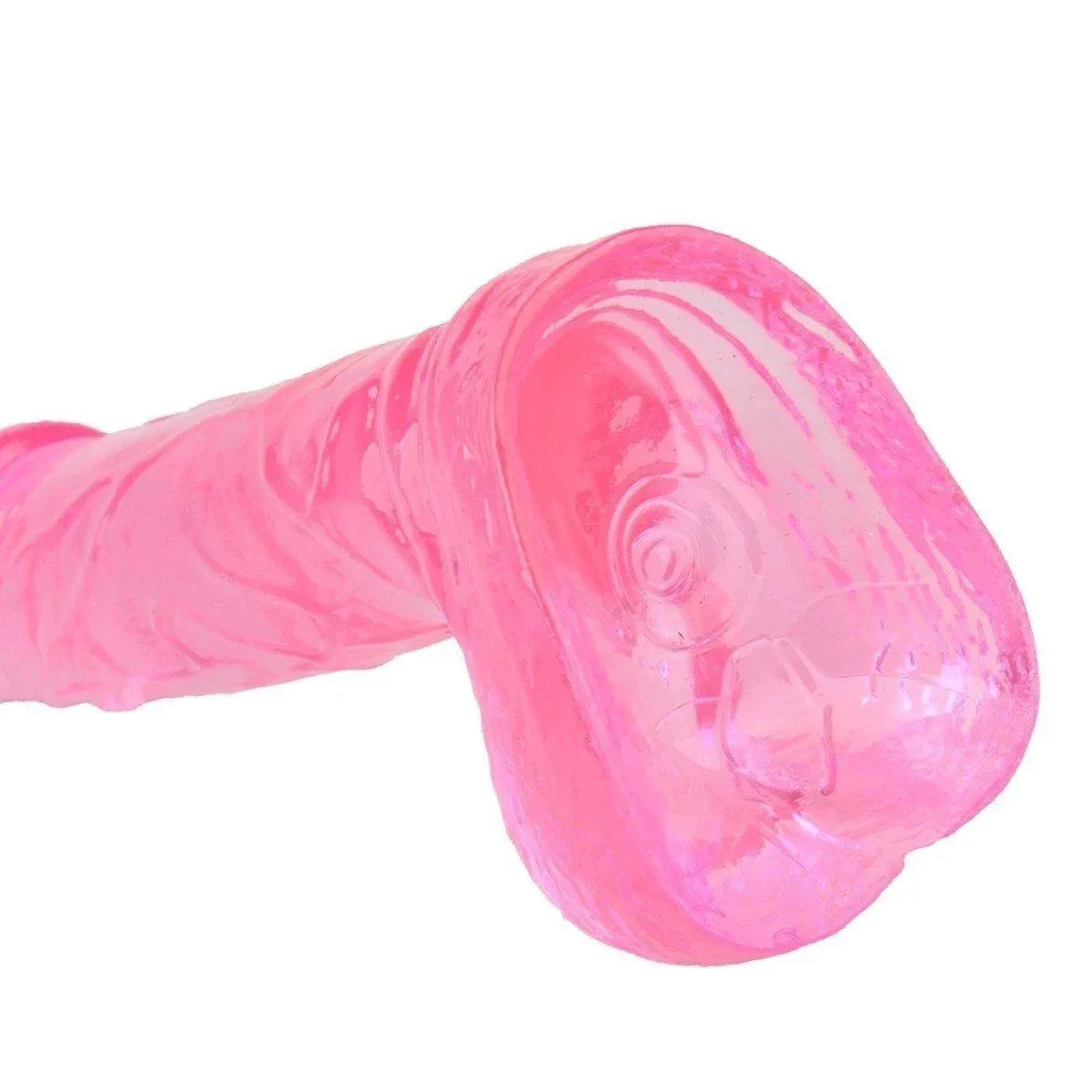 Pink Realistic Flesh Suction Cup Dildo