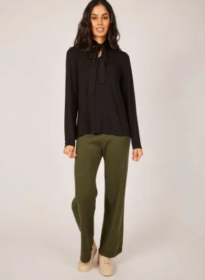 Pistache Second Skin Tie Top