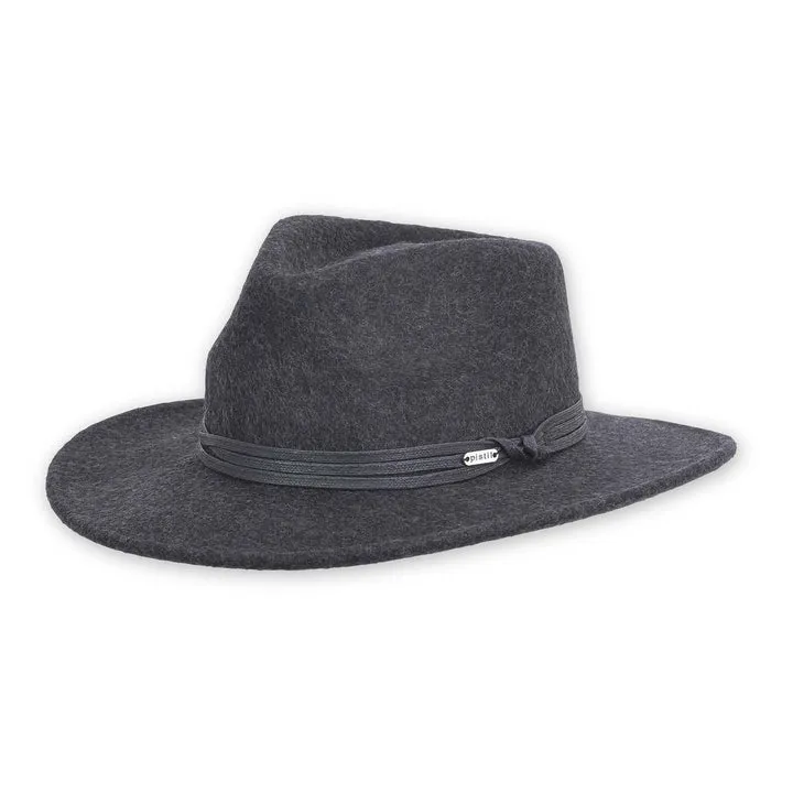 Pistil Topaz Wide Brim Hat in Dark Charcoal