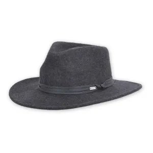 Pistil Topaz Wide Brim Hat in Dark Charcoal