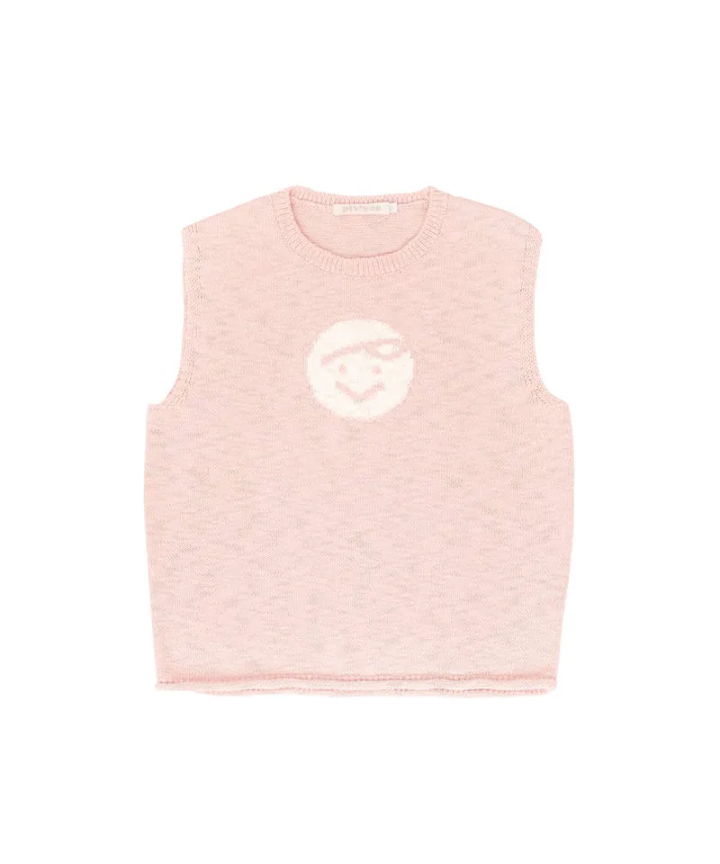 PIV'VEE Slub Cotton Knit Vest