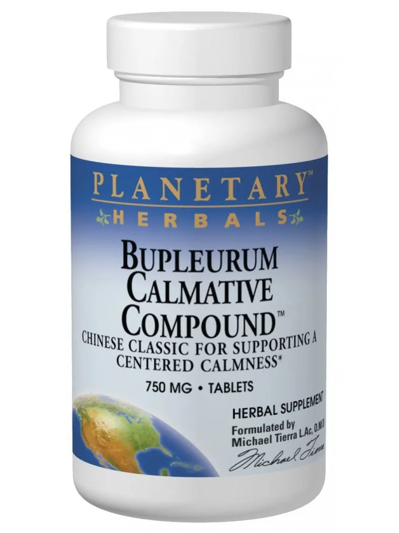Planetary Herbals, Bupleurum Calmative Compound Xiao Yao Wan, 120 ct