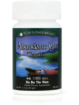 Plum Flower, Abundant Yin Formula, Da Bu Yin Wan, 200 ct