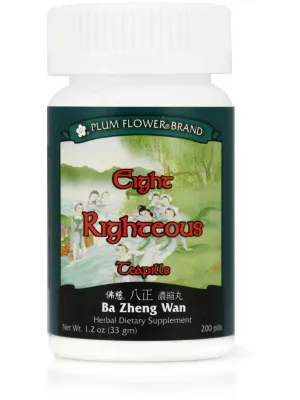 Plum Flower, Eight Righteous Formula, Ba Zheng Wan, 200 ct