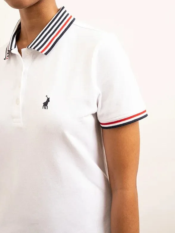 Polo Women's Golfer Dress White