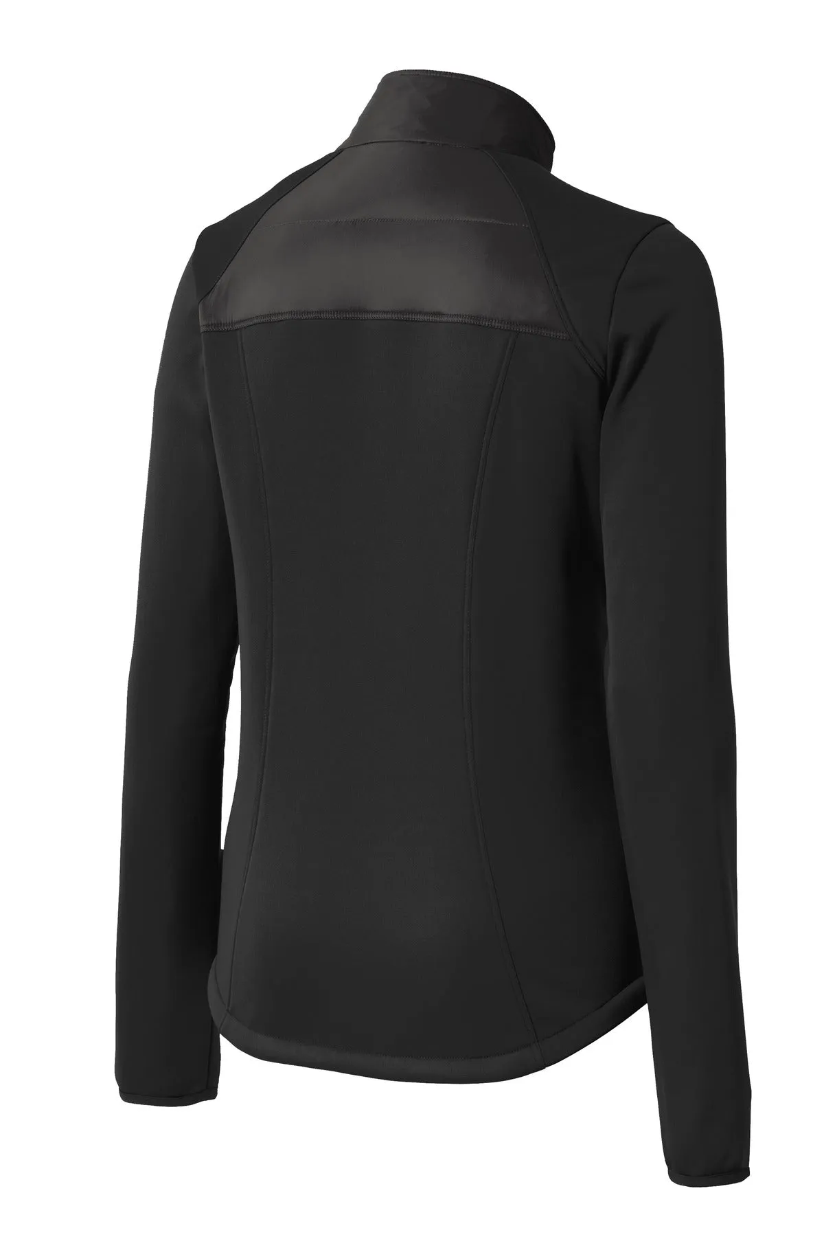 Port Authority Women's Hybrid Soft Shell Jacket. L787 Deep Black