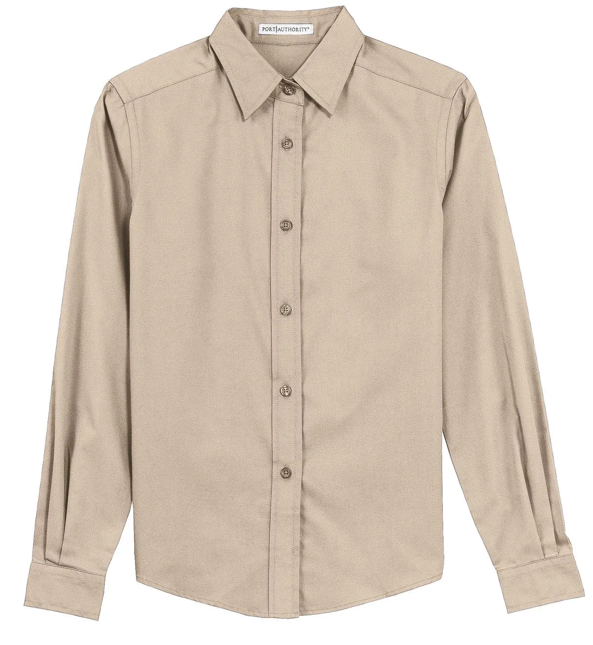 Port Authority Women's Long Sleeve Easy Care Shirt.  L608 Stone