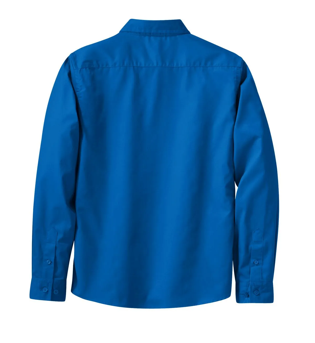 Port Authority Women's Long Sleeve Easy Care Shirt.  L608 Strong Blue