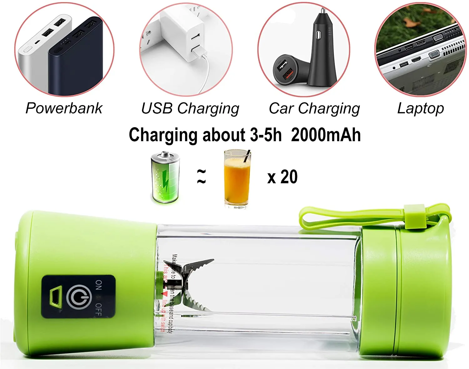 Portable Blender -- 4 Colors!