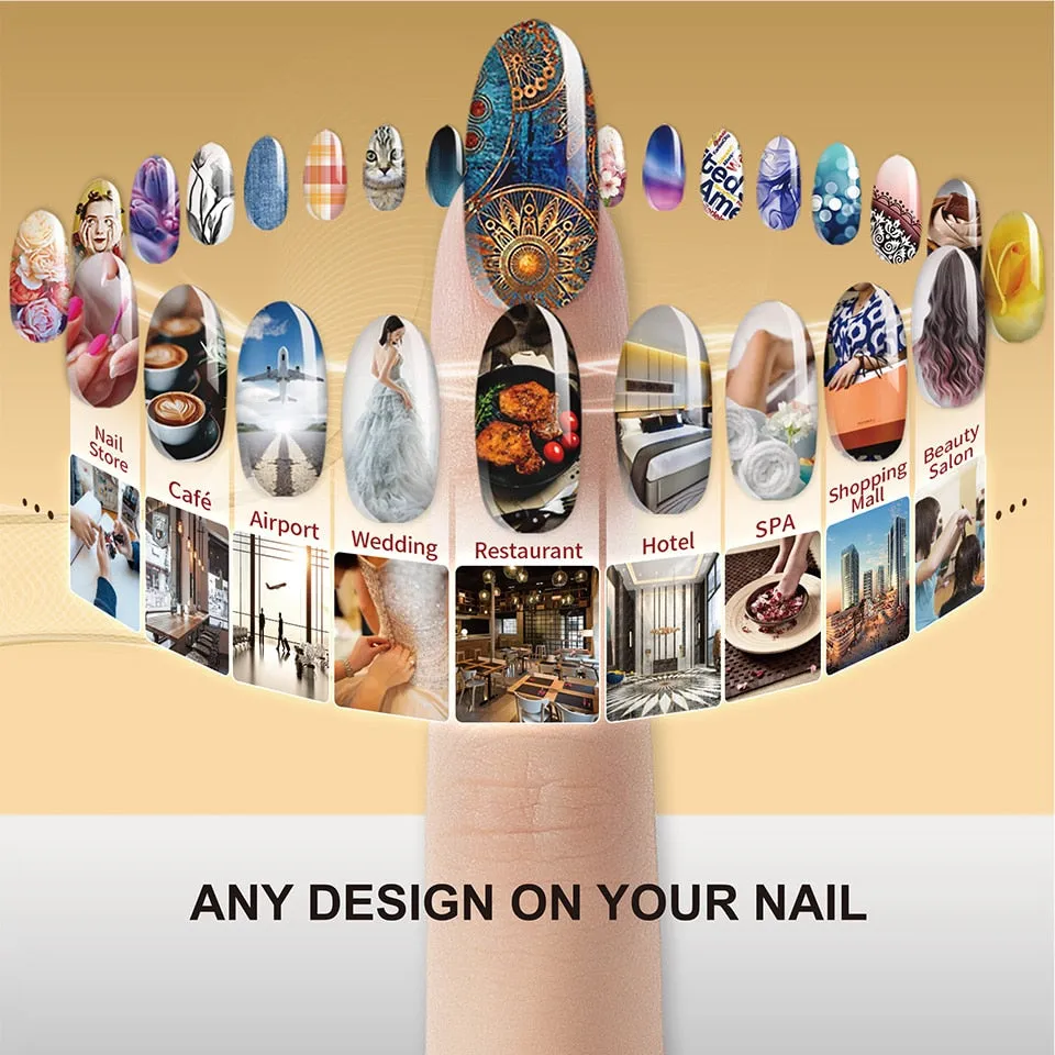 Portable Nail Printer M1 Intelligent Nail Art Equipment Printing Machine