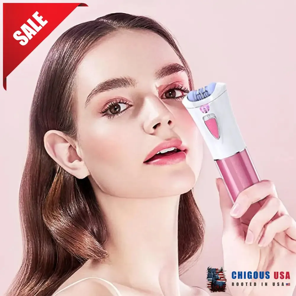 Portable Women's Smooth Glide Body Facial Hair Remover Epilator