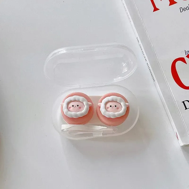 Premium Women's Contact Lens Kit Holder - Compact & Stylish Storage Solution
