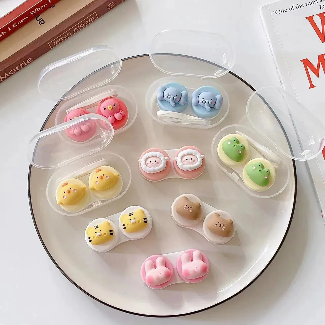 Premium Women's Contact Lens Kit Holder - Compact & Stylish Storage Solution