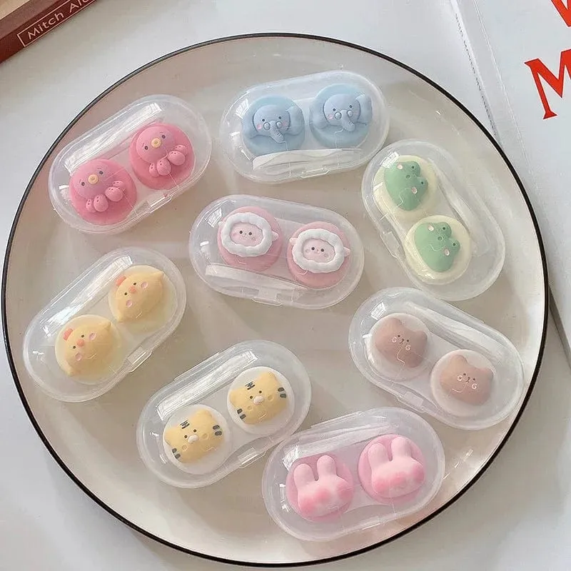 Premium Women's Contact Lens Kit Holder - Compact & Stylish Storage Solution