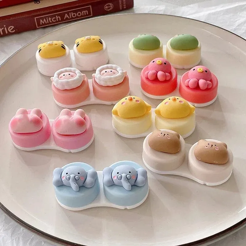 Premium Women's Contact Lens Kit Holder - Compact & Stylish Storage Solution