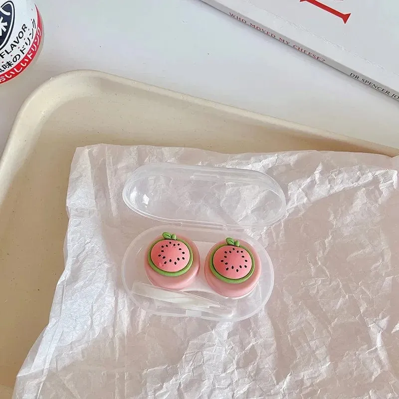 Premium Women's Contact Lens Kit Holder - Compact & Stylish Storage Solution