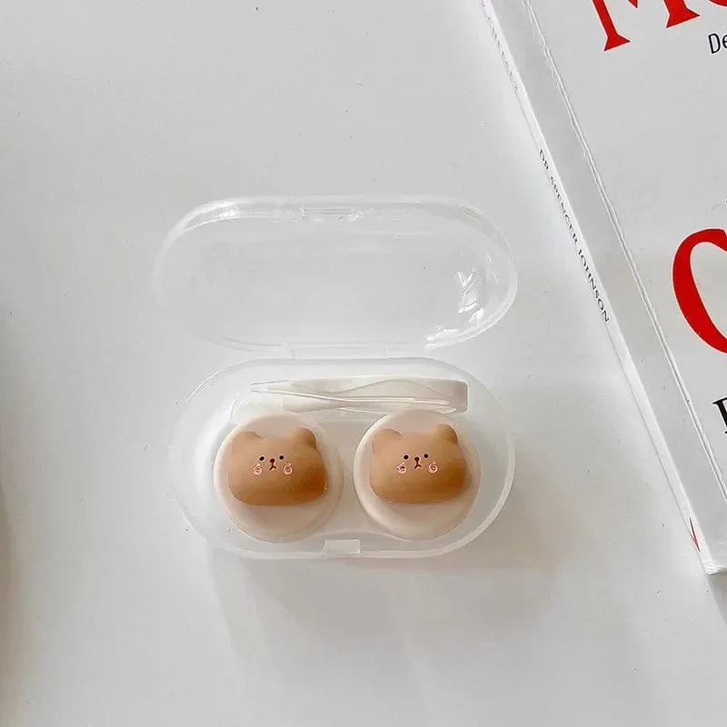 Premium Women's Contact Lens Kit Holder - Compact & Stylish Storage Solution